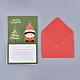 Weihnachten Pop-up-Grußkarten und Umschlag gesetzt DIY-G028-D01-1