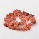 Nuggets Natural Red Aventurine Bead Strands G-M342-04-2