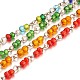 Main perles de rocaille de verre colliers bracelets chaînes pour création de AJEW-JB00096-1