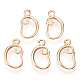 Brass Earring Hooks KK-I649-05G-NF-3