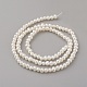 Fili di perle di perle d'acqua dolce coltivate naturali PEAR-G007-36-2