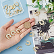 SUPERFINDINGS 20Pcs 2 Style Alloy Rhinestones Charms Horseshoe Charms Pendant Crystal Arch Shaped Pendants for Necklace Bracelet Earring Making DIY Jewelry FIND-FH0006-66-3
