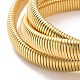 304 bracelet chaînes serpent plates imbriquées en acier inoxydable BJEW-G642-01G-3