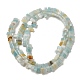 Brins de perles d'amazonite de fleurs naturelles G-Z045-A04-01-3