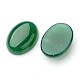 Grade A Natural Green Agate Oval Cabochons G-L394-04-25x18mm-2