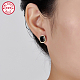 Boucles d'oreilles rectangles zircone cubique ES5982-2-3