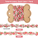 PandaHall Elite 6 Yards 6 Colors Flower Polyester Embroidery Lace Ribbon OCOR-PH0002-17-2