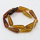 Natural Striped Agate/Banded Agate Beads Strands G-L011-01-2