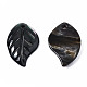 Labbro nero naturale pendenti shell&nbsp;SSHEL-S258-100A-3