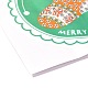 子供のためのクリスマスのテーマDIYソックスダイヤモンド絵画ステッカーキット  紙の絵入り  樹脂ラインストーン  プラスチックトレイプレート  ペンと接着剤粘土  カラフル  0.3x0.1cm  5袋 DIY-I068-10-3