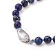 Colliers de perles en jaspe de régalite naturelle / jaspe impérial / sédiment marin BJEW-L171-02A-3