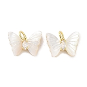 Латунные микро проложить кубического циркония подвески KK-C051-34G