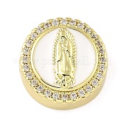 Реечное покрытие латунь микро паве кубический цирконий шарик KK-H456-05G