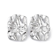 Серьги-гвоздики из нержавеющей стали 304 EJEW-H115-28P