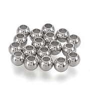202 бусины из нержавеющей стали STAS-K204-02D-P
