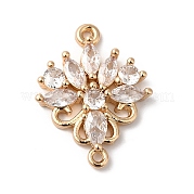 Подвески из латуни и прозрачного стекла KK-C062-069G