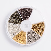 Gänseblümchen-Abstandsperlen aus Legierung im tibetischen Stil LF0991Y-M-RS-B