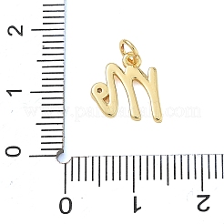 Messing micro pave klar zirkonia charme&nbsp;KK-D289-66G-M