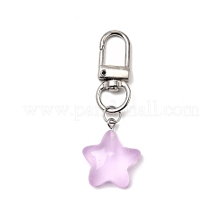 7 ciondolo luminoso a forma di stella marina in resina trasparente&nbsp;HJEW-JM03569