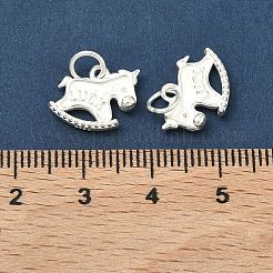 925 Glücksbringer in Form eines Schaukelpferdes aus Sterlingsilber&nbsp;STER-A050-10S