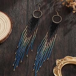 Boho-Ohrhänger aus handgefertigten Glasperlen&nbsp;YY2599