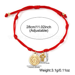Verstellbare Bettelarmbänder aus Edelstahl 304&nbsp;LD5373-2