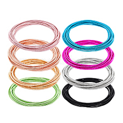 80 Stück 8 Farben Frühlingsarmbänder&nbsp;TWIR-PH0001-12