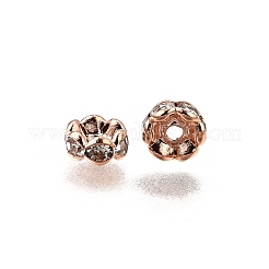 Messing Strass Zwischen perlen&nbsp;RB-A014-L5mm-01RG-NF
