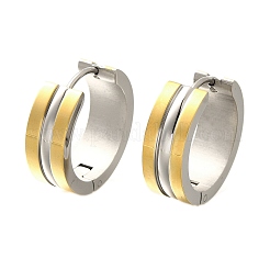 Creolen aus 304er Edelstahl für Damen&nbsp;EJEW-C096-50GP