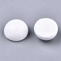 Sprühlackierte weiße Holz-Cabochons&nbsp;WOOD-TAC0001-23A