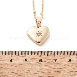 Collane con medaglione in zirconia cubica trasparente&nbsp;NJEW-A036-01A
