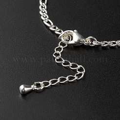 Bracelets à chaîne figaro en acier inoxydable 304 résistant au ternissement&nbsp;BJEW-JB06421