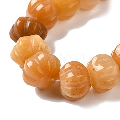Natürliche Topas-Jade-gefärbte Perlenstränge&nbsp;G-K335-02C