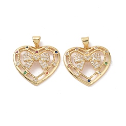Ciondoli di zirconi in ottone&nbsp;KK-G453-05G