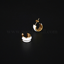 Boucles d'oreilles rondes en acier inoxydable 304&nbsp;KA7490