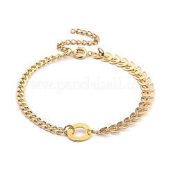 (vente d'usine de bijoux) Ensembles de bracelets à breloques en acier inoxydable 304&nbsp;BJEW-JB05387