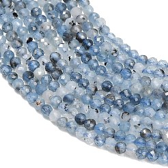 Natürliche teufelsblaue Aquamarin-Perlenstränge&nbsp;GG-CBA77FB-B06-2mm