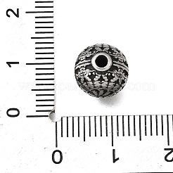 Gravierte Perlen aus Edelstahl 304&nbsp;STAS-H263-17AS-01