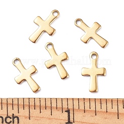 Ionenplattierung (IP) 304 Edelstahl kleine Kreuzanhänger&nbsp;STAS-E104-34G