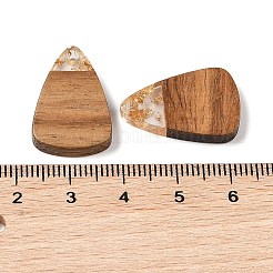 Pendentifs en résine & en bois&nbsp;WOOD-S061-02H