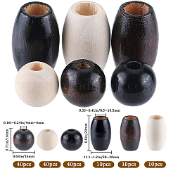 150 Stück Naturholzperlen&nbsp;WOOD-GF0002-17