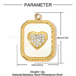 Strassanhänger aus Edelstahl 304&nbsp;STAS-OY007-87G