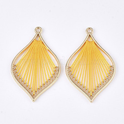 Pendenti intrecciati in filo di cotone&nbsp;FIND-S306-03-M