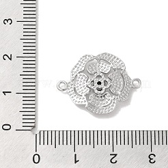 Ciondoli per connettori in vetro pavé in ottone&nbsp;KK-Z073-32P-02