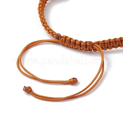 Armband aus synthetischen türkisfarbenen Meeresschildkröten mit geflochtenen Perlen&nbsp;BJEW-JB10036-01