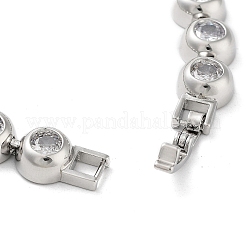 Bracelets à maillons ronds et plats en laiton&nbsp;BJEW-D039-33P