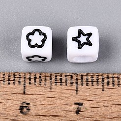 Opake Legierung Perlen&nbsp;SACR-Q001-09B