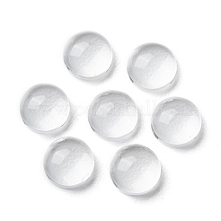 Cabochons en verre transparent&nbsp;GGLA-R026-6mm