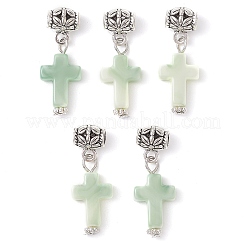 35 Stück 7 Farben Acryl-Edelstein-Imitat-Anhänger&nbsp;PALLOY-JF03223