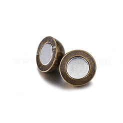 Chiusure magnetiche in ottone con passanti&nbsp;X-PALLOY-MC043-3AB
